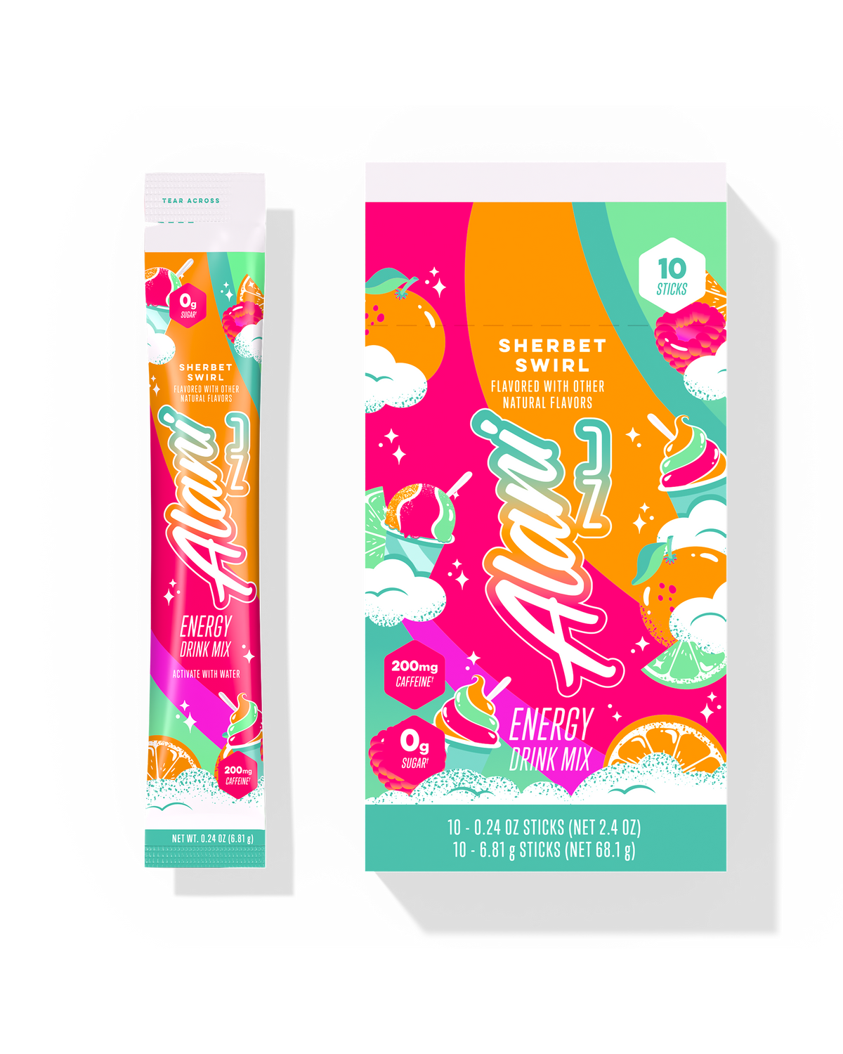 Energy Sticks - Sherbet Swirl